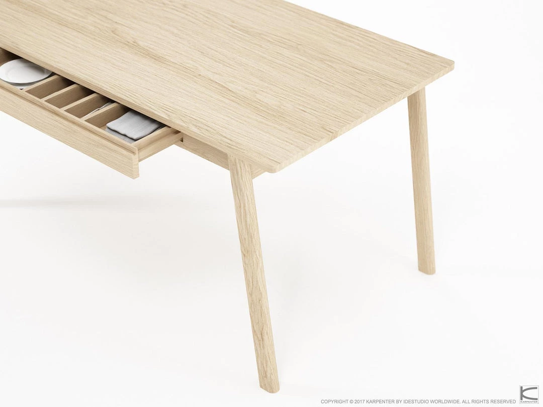 Karpenter Circa Rectangular Dining Table - European Oak INDOOR 4 Karpenter Circa Rectangular Dining Table - European Oak INDOOR