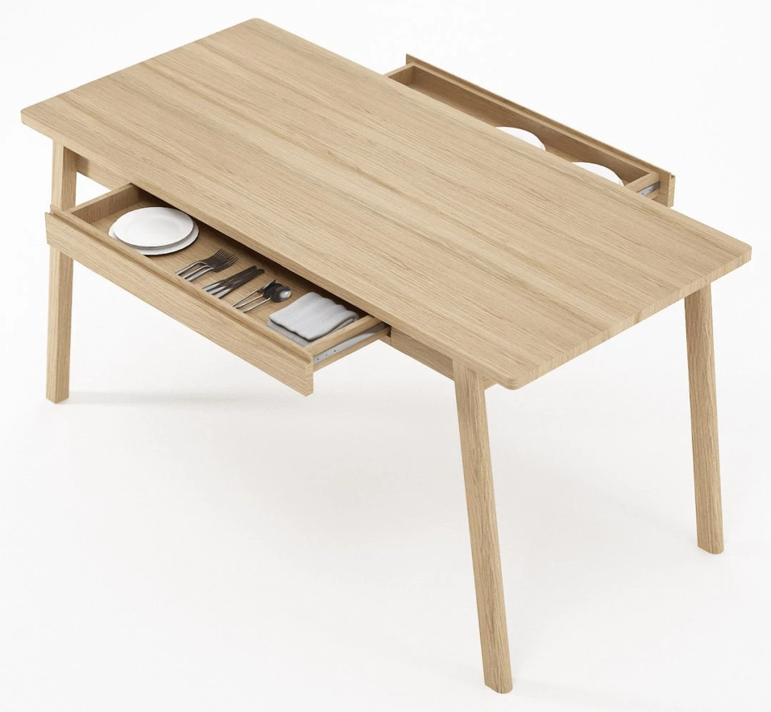 Karpenter Circa Rectangular Dining Table - European Oak INDOOR 5 Karpenter Circa Rectangular Dining Table - European Oak INDOOR