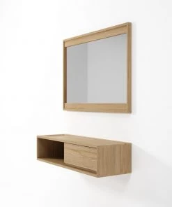 Karpenter Circa Hanging Mirror 2 - European Oak INDOOR
