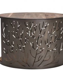 Kleo INDOOR Coral Mixed Hardwood & Metal Round Coffee Table 14 Kleo INDOOR Coral Mixed Hardwood & Metal Round Coffee Table