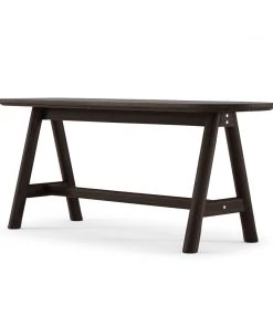 SLH AU INDOOR Curbus Oval Bench - Ebony Finish
