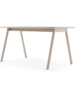 Karpenter Curbus Round Corner Dining Table 160cm - White Ash INDOOR