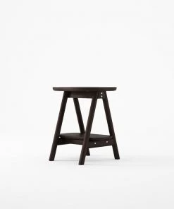 Karpenter Curbus Rounded Side Table - Ebony Finish
