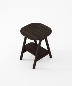 Karpenter Curbus Rounded Side Table - Ebony Finish