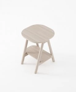 Karpenter Curbus Rounded Side Table - White Ash
