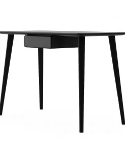 Karpenter Domani Desk With Draw In European Oak Black Satin