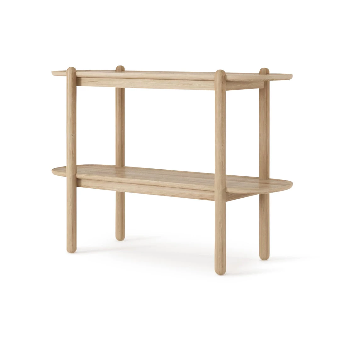 Karpenter East Console With Shelf European Oak 2 Karpenter East Console With Shelf European Oak