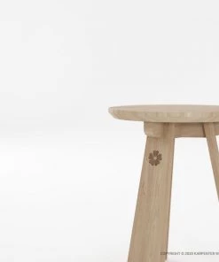 Karpenter East Round Stool European Oak INDOOR