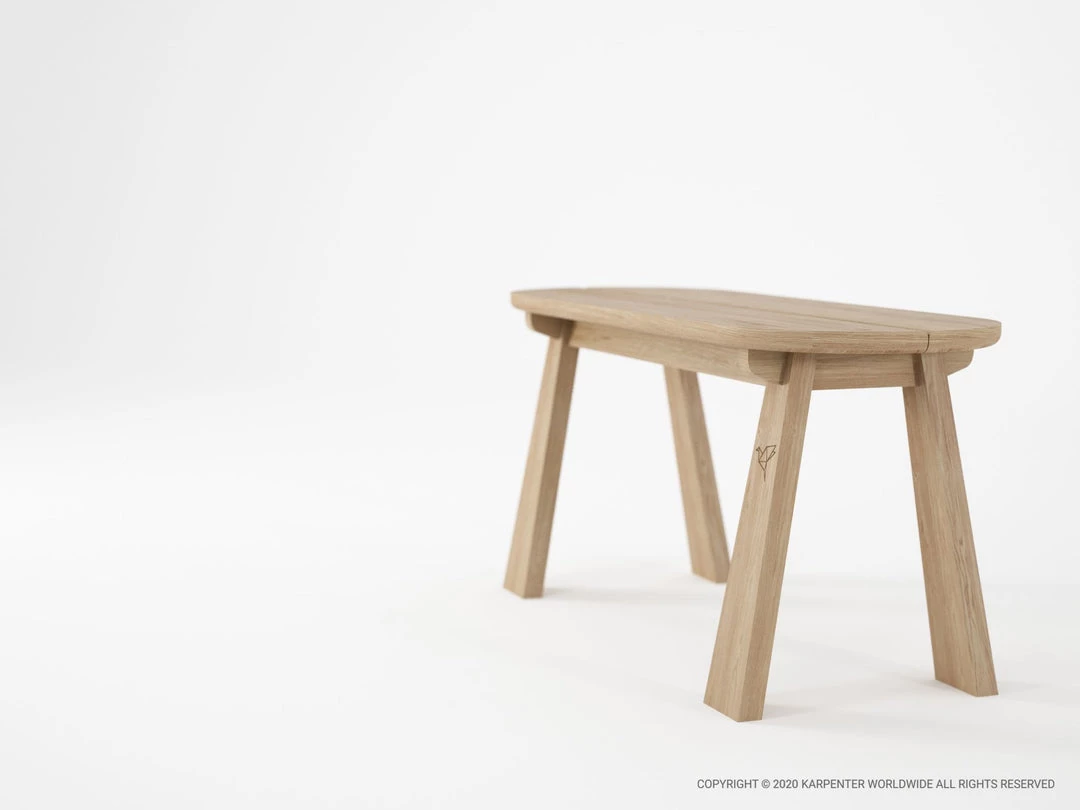 Karpenter East Bench European Oak 4 Karpenter East Bench European Oak