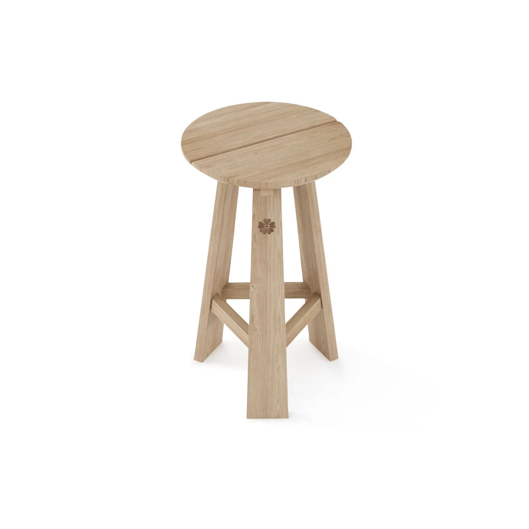 Karpenter INDOOR East Round Counter Stool European Oak 3 Karpenter INDOOR East Round Counter Stool European Oak