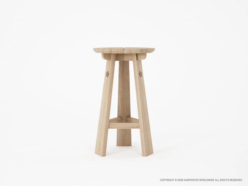 Karpenter INDOOR East Round Counter Stool European Oak 4 Karpenter INDOOR East Round Counter Stool European Oak