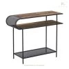 Kleo Aru Reclaimed Hardwood & Metal Console Table