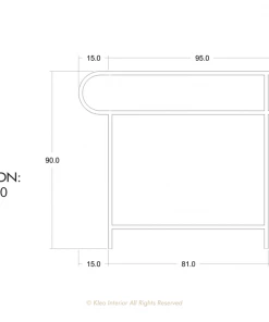 Kleo Aru Reclaimed Hardwood & Metal Console Table