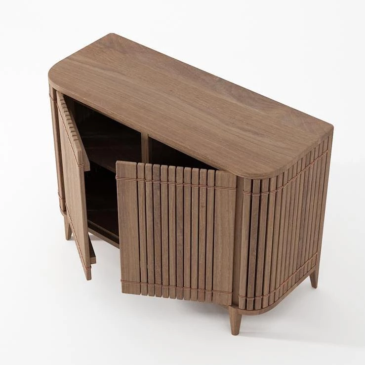 Karpenter Koppar Sideboard With 2 Doors - FSC Teak 4 Karpenter Koppar Sideboard With 2 Doors - FSC Teak