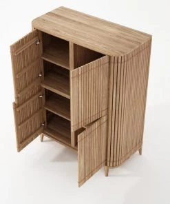 Karpenter INDOOR Koppar Cupboard With 4 Doors - European Oak