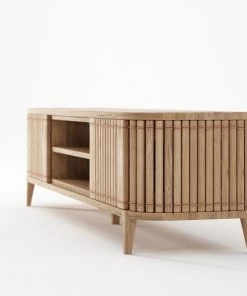 Karpenter INDOOR Koppar Media Cabinet With 2 Doors - European Oak