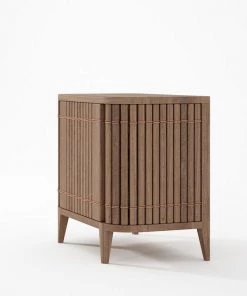 Karpenter Koppar Side Table Right Hinges- FSC Teak INDOOR