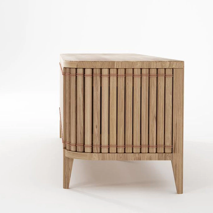 Karpenter INDOOR Koppar Media Cabinet With 3 Doors - European Oak 6 Karpenter INDOOR Koppar Media Cabinet With 3 Doors - European Oak