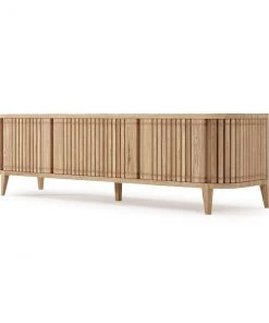 Karpenter Koppar Large Media Cabinet With 3 Doors - European Oak