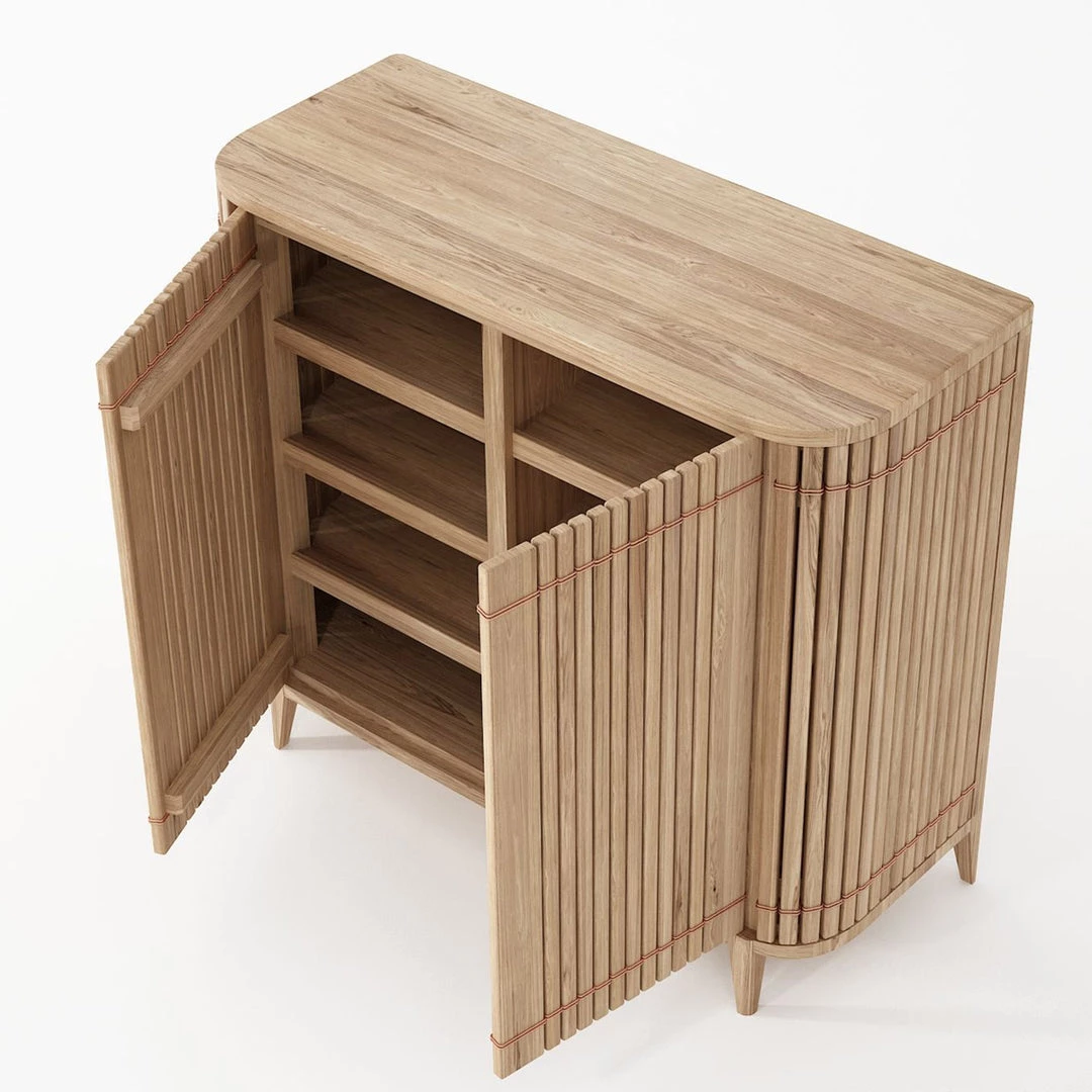 Karpenter INDOOR Koppar Shoe Rack Cabinet - European Oak 6 Karpenter INDOOR Koppar Shoe Rack Cabinet - European Oak