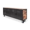 Kleo Boatwood & Powdercoated Steel Locker TV Entertainment Unit