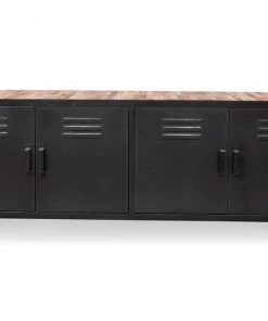 Kleo Boatwood & Powdercoated Steel Locker TV Entertainment Unit