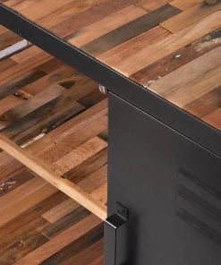 Kleo Boatwood & Powdercoated Steel Locker TV Entertainment Unit