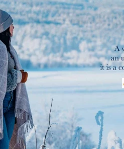 Klippan Ralph Throw Light Grey