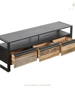 Kleo INDOOR New Age Boatwood And Powdercoated TV Entertainment Unit