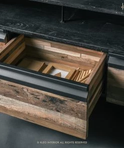 Kleo INDOOR New Age Boatwood And Powdercoated TV Entertainment Unit