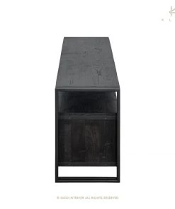 Kleo INDOOR New Age Boatwood & Powdercoated TV Sideboard Unit