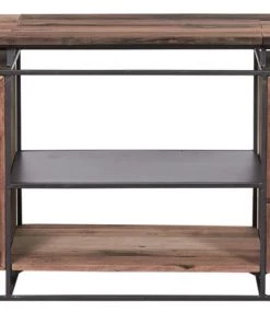 Kleo Nako Wood & Powdercoated Metal 4 Drawer TV Unit