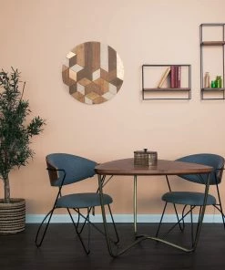 Kleo INDOOR Nako Boatwood & Powdercoated Metal Look Shelf Set Of 5 21 Kleo INDOOR Nako Boatwood & Powdercoated Metal Look Shelf Set Of 5