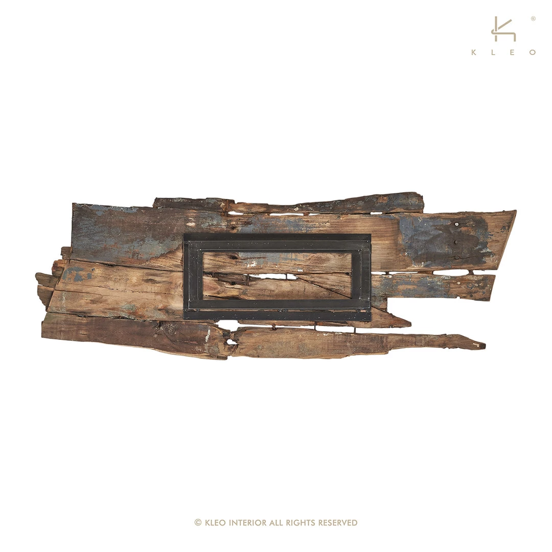 Kleo Look Salvage Boatwood Wall Art 4 Kleo Look Salvage Boatwood Wall Art