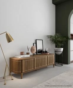 Karpenter Koppar Large Media Cabinet With 3 Doors - European Oak 8 Karpenter Koppar Large Media Cabinet With 3 Doors - European Oak