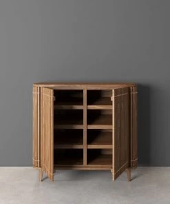 Karpenter Koppar Shoe Rack Cabinet - FSC Teak INDOOR