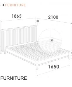 Karpenter Koppar Light Queen Bed - European Oak INDOOR
