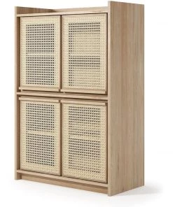 Karpenter Roots Cupboard With 4 Doors - European Oak INDOOR