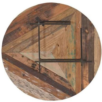 Kleo Sublime Mixed Boatwood & Metal High Wall Shelf 1 Kleo Sublime Mixed Boatwood & Metal High Wall Shelf