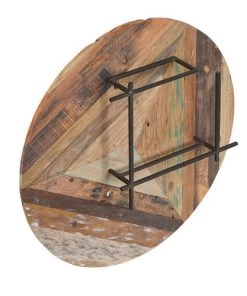 Kleo Sublime Mixed Boatwood & Metal High Wall Shelf 7 Kleo Sublime Mixed Boatwood & Metal High Wall Shelf