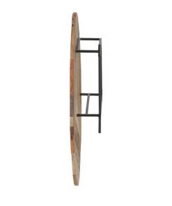 Kleo Sublime Mixed Boatwood & Metal High Wall Shelf 6 Kleo Sublime Mixed Boatwood & Metal High Wall Shelf
