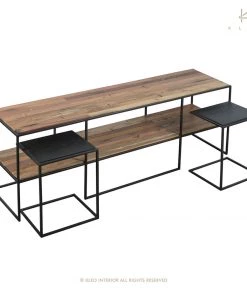 Kleo Sublime Mixed Hardwood Timber TV Stand & Side Table Set INDOOR 11 Kleo Sublime Mixed Hardwood Timber TV Stand & Side Table Set INDOOR