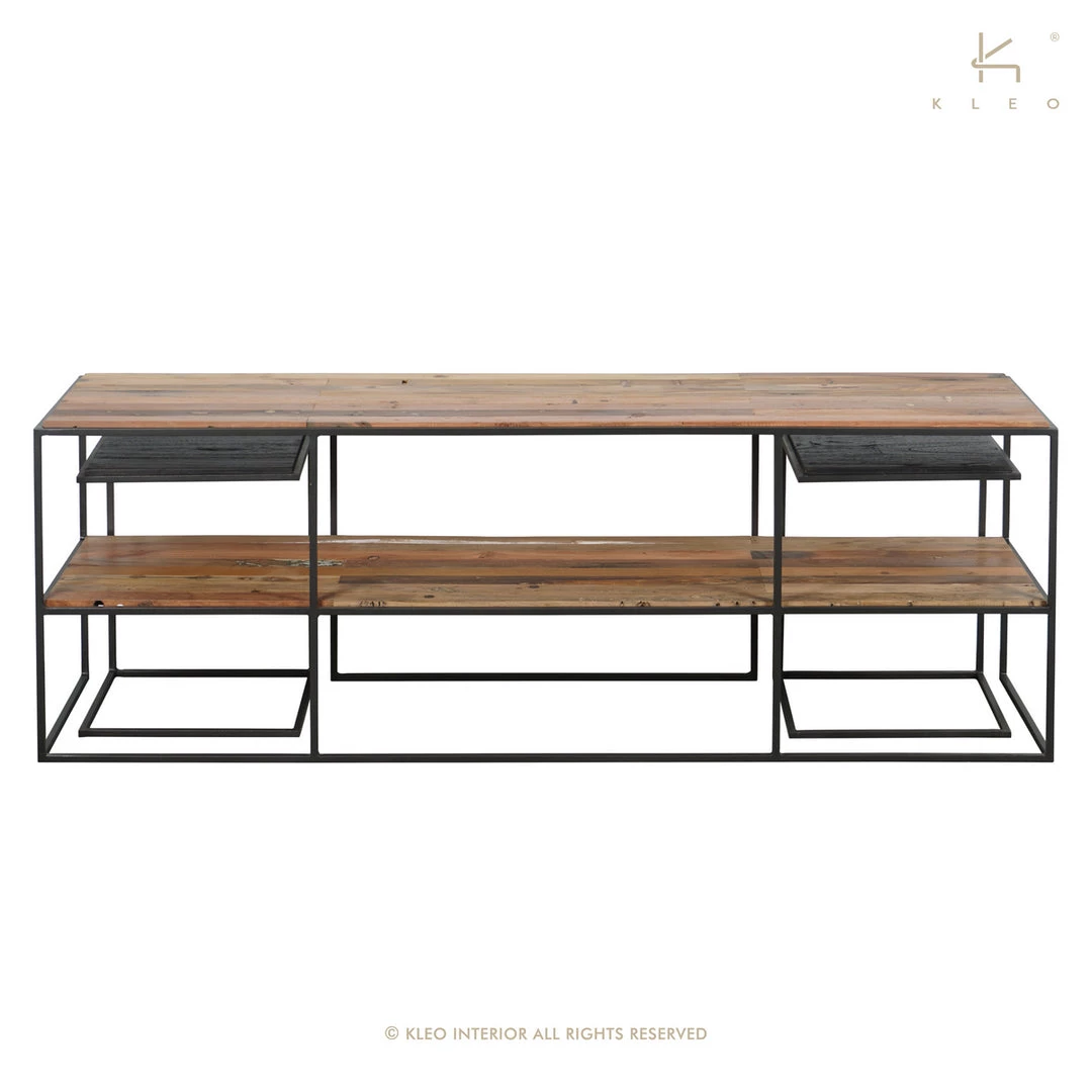 Kleo Sublime Mixed Hardwood Timber TV Stand & Side Table Set INDOOR 5 Kleo Sublime Mixed Hardwood Timber TV Stand & Side Table Set INDOOR