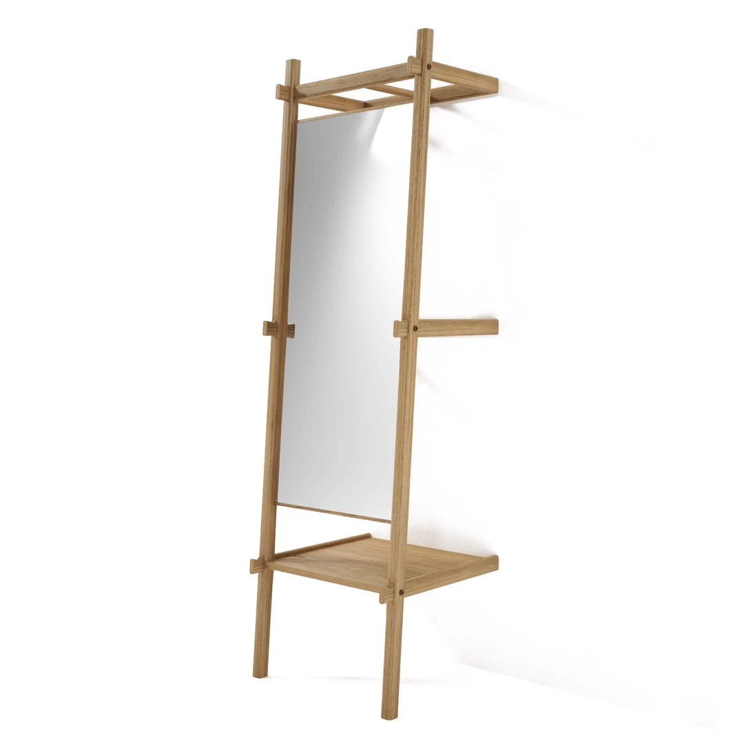 Karpenter Simply City Standing Mirror - European Oak 1 Karpenter Simply City Standing Mirror - European Oak