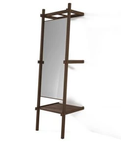 Karpenter Simply City Standing Mirror - American Walnut