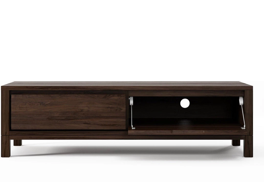 Karpenter Solid TV Unit Walnut Natural 1 Karpenter Solid TV Unit Walnut Natural