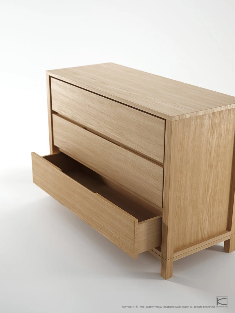 Karpenter INDOOR Solid Chest Of Drawers - European Oak 2 Karpenter INDOOR Solid Chest Of Drawers - European Oak