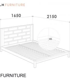 Karpenter Sakae Queen Bed - Satin Black INDOOR