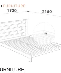 Karpenter Sakae King Bed - European Oak