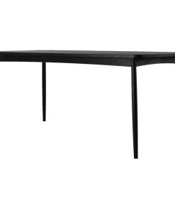 Karpenter Twist Dining Table 180cm - Satin Black